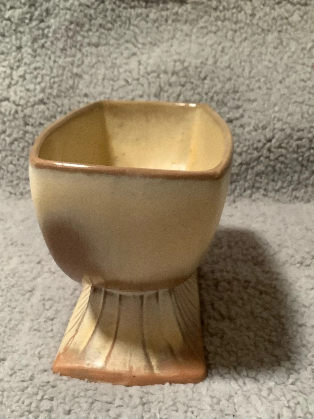 Frankoma Brown Ceramic Accent Vase
